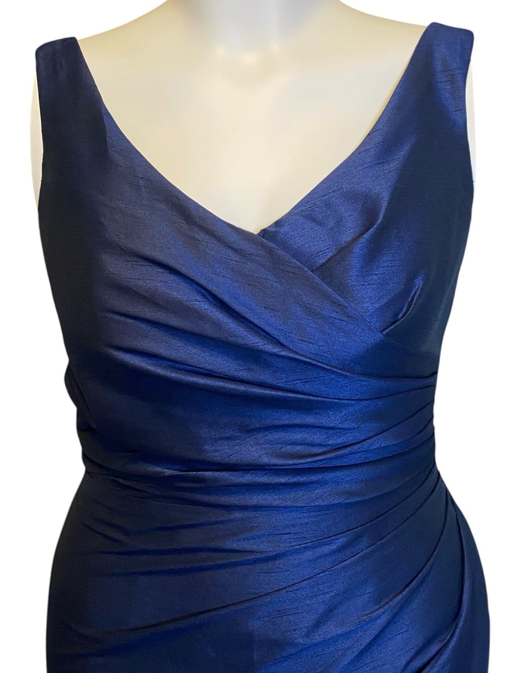 Alfred Sung Dark Blue Evening Dress Women’s Size 10 - Picture 6 of 15